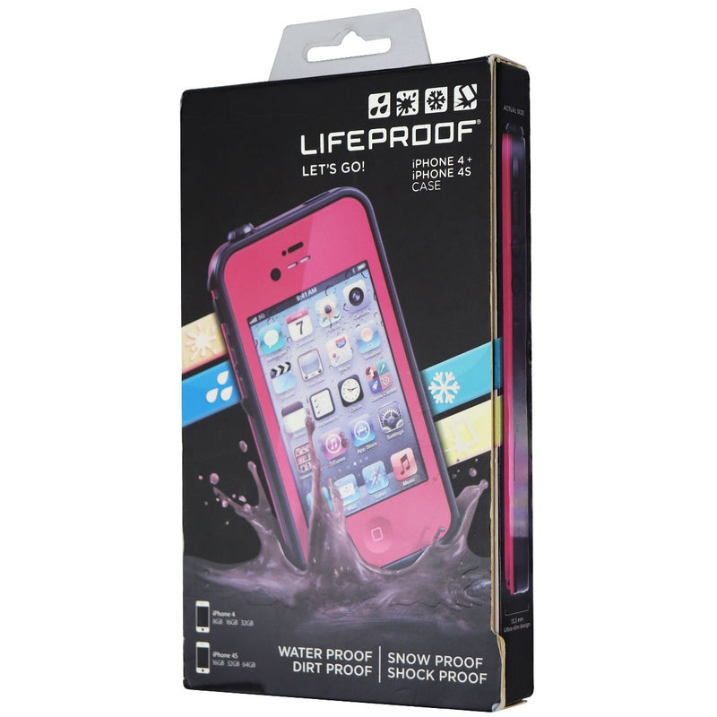 LifeProof Waterproof Case for Apple iPhone 4s/4 - Black / Red - LifeProof - Simple Cell Shop, Free shipping from Maryland!