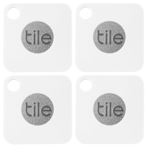 Tile Mate (4 Pack) Key Phone & Anything Finder / Tracking Device - White 4 Pack - Tile - Simple Cell Shop, Free shipping from Maryland!