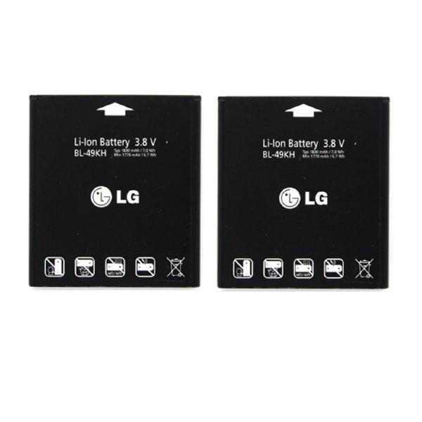 KIT 2x LG BL-49KH 1830 mAh Replacement Battery for LG Optimus - LG - Simple Cell Shop, Free shipping from Maryland!