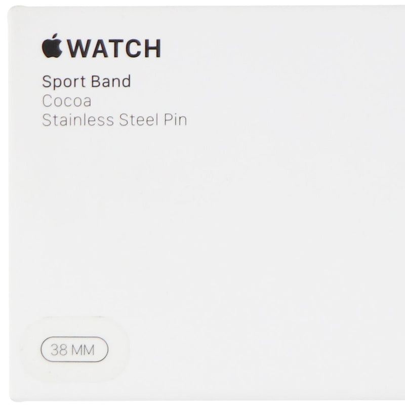 Apple Watch Sport Band (38mm) for Apple Watch Any Series 38mm & 40mm - Cocoa - Apple - Simple Cell Shop, Free shipping from Maryland!