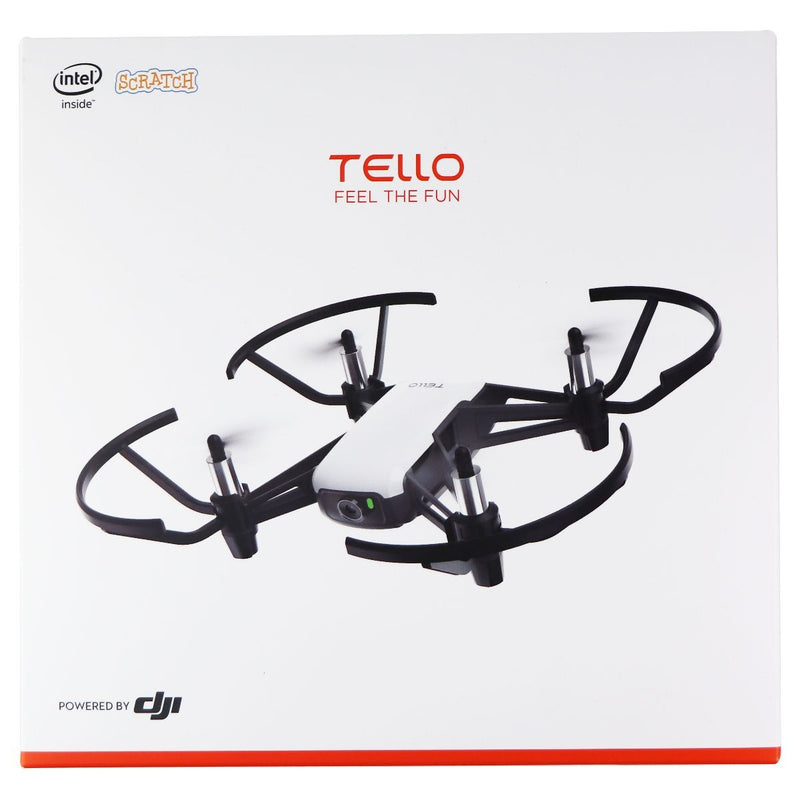 Tello Quadcopter Drone - White / Black (TLW004)