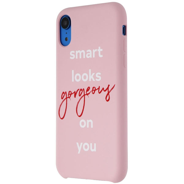 My Social Canvas Soft Silicone Case for iPhone XR - Pink/Smart Looks Gorgeous