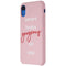 My Social Canvas Soft Silicone Case for iPhone XR - Pink/Smart Looks Gorgeous
