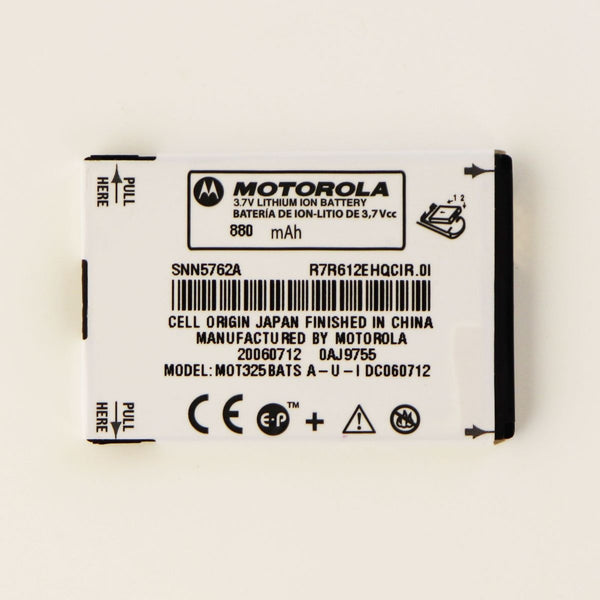 Motorola Rechargeable 880mAh OEM Battery (SNN5762A) 3.7V for KRZR K1m Q V360 - Motorola - Simple Cell Shop, Free shipping from Maryland!