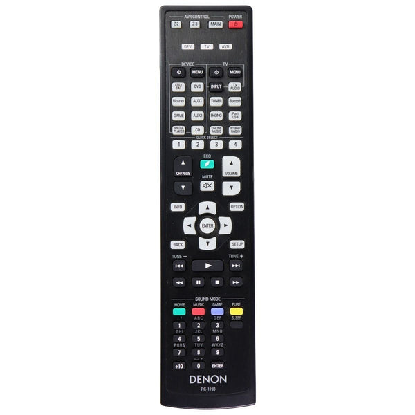 Denon OEM Receiver Remote Control - Black (RC-1193) - Denon - Simple Cell Shop, Free shipping from Maryland!