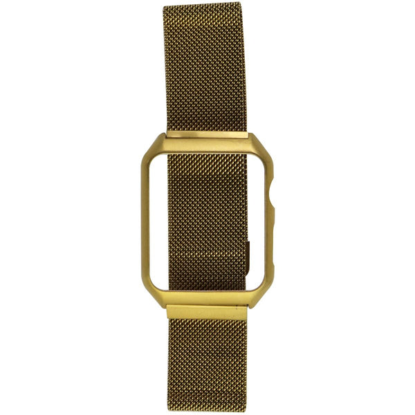 42mm Metal Frame Case + Mesh Band for Apple Watch 42mm Series 3 / 2 & 1 - Gold - Unbranded - Simple Cell Shop, Free shipping from Maryland!