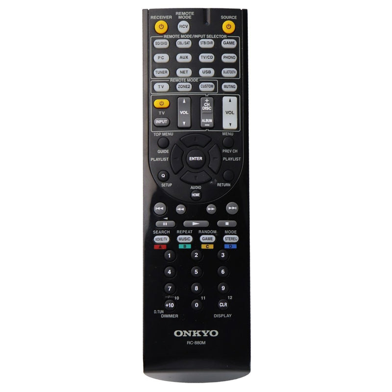 Onkyo Remote Control (RC-880M) for Select Onkyo Devices - Black - Onkyo - Simple Cell Shop, Free shipping from Maryland!