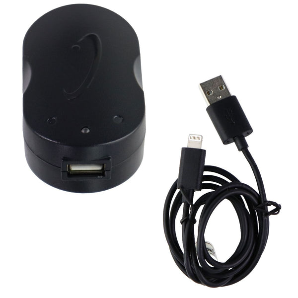 Wireless One (5V/1A) Single USB Wall Charger & MFi Cable for Apple - Black - Wireless One - Simple Cell Shop, Free shipping from Maryland!