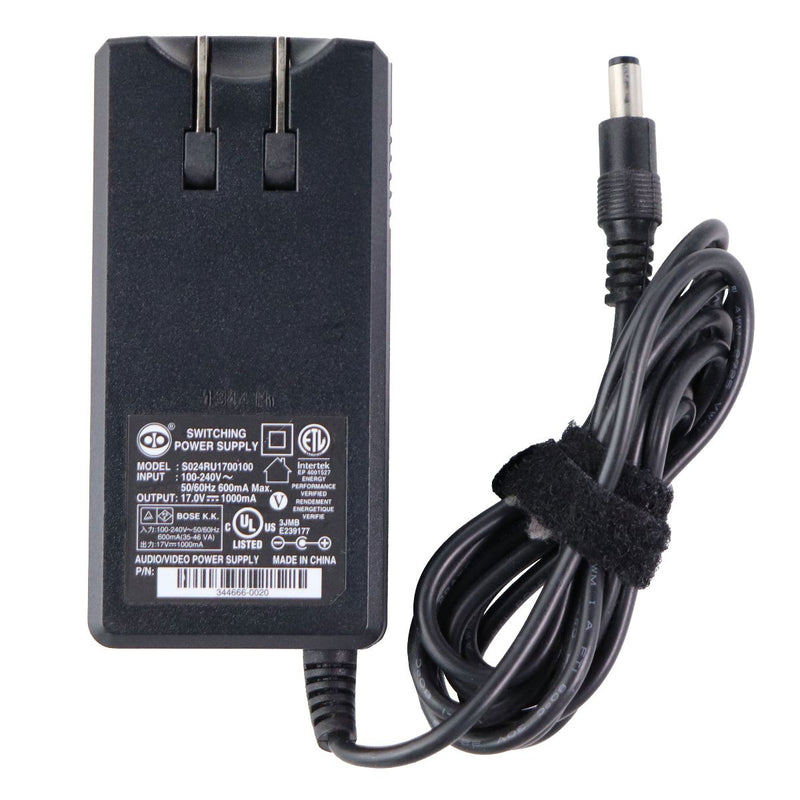 Bose (17V/1000mA) Wall Charger Travel Adapter - Black (S024RU1700100) - Bose - Simple Cell Shop, Free shipping from Maryland!