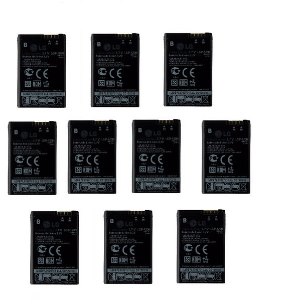 KIT 10x 1000 mAh Replacement Battery (LGIP-520N) for LG Chocolate / GD900 / GW50 - LG - Simple Cell Shop, Free shipping from Maryland!