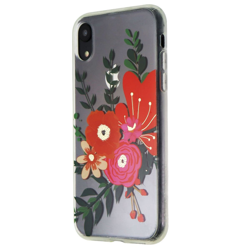 Platinum Hardshell case for Apple iPhone XR Smartphone - Clear Flora - Platinum - Simple Cell Shop, Free shipping from Maryland!