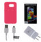 OEM Cable & Adapter + Screen Protector KIT w/ M-Edge Case for Galaxy S6 - Insignia - Simple Cell Shop, Free shipping from Maryland!