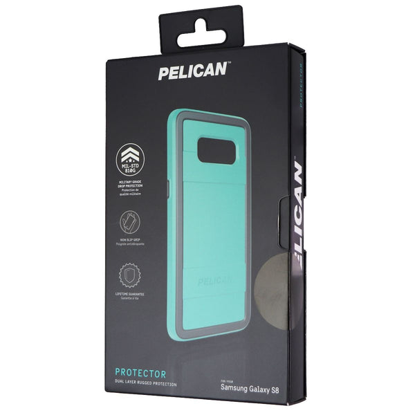 Pelican Protector Case for Samsung Galaxy S8 - Aqua Teal / Gray - Pelican - Simple Cell Shop, Free shipping from Maryland!