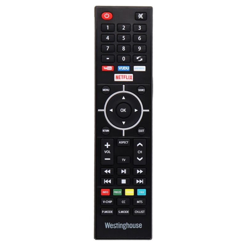 Westinghouse Remote Control (WS-2258) for Select Westinghouse TVs - Black
