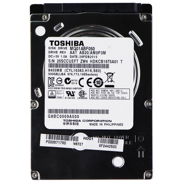 Toshiba (500GB) 2.5 SATA Internal Hard Drive HDD (MQ01ABF050) - Toshiba - Simple Cell Shop, Free shipping from Maryland!