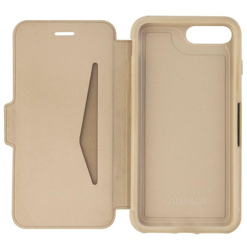 OtterBox Strada Leather Folio Case for iPhone 8 Plus/7 Plus - Soft Opal/Beige - OtterBox - Simple Cell Shop, Free shipping from Maryland!