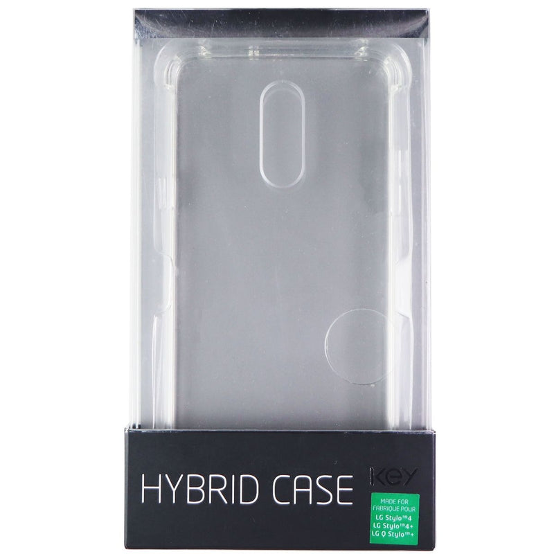 KEY Drop Proof Hybrid Protective Slim Case for LG Stylo 4/(4+)/(Q4+) - Clear - Key - Simple Cell Shop, Free shipping from Maryland!