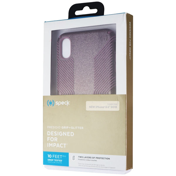 Speck Presidio Grip + Glitter Case for Apple iPhone Xs Max - Starlit Purple - Speck - Simple Cell Shop, Free shipping from Maryland!