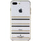 Kate Spade Gold Feeder Stripe Hard Case for Apple iPhone (7+) / (8+) - Clear - Kate Spade - Simple Cell Shop, Free shipping from Maryland!