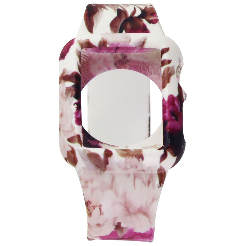 38mm Foral Band + Case for Apple Watch 38 & 40mm (All Series) - White/Flowers - Unbranded - Simple Cell Shop, Free shipping from Maryland!