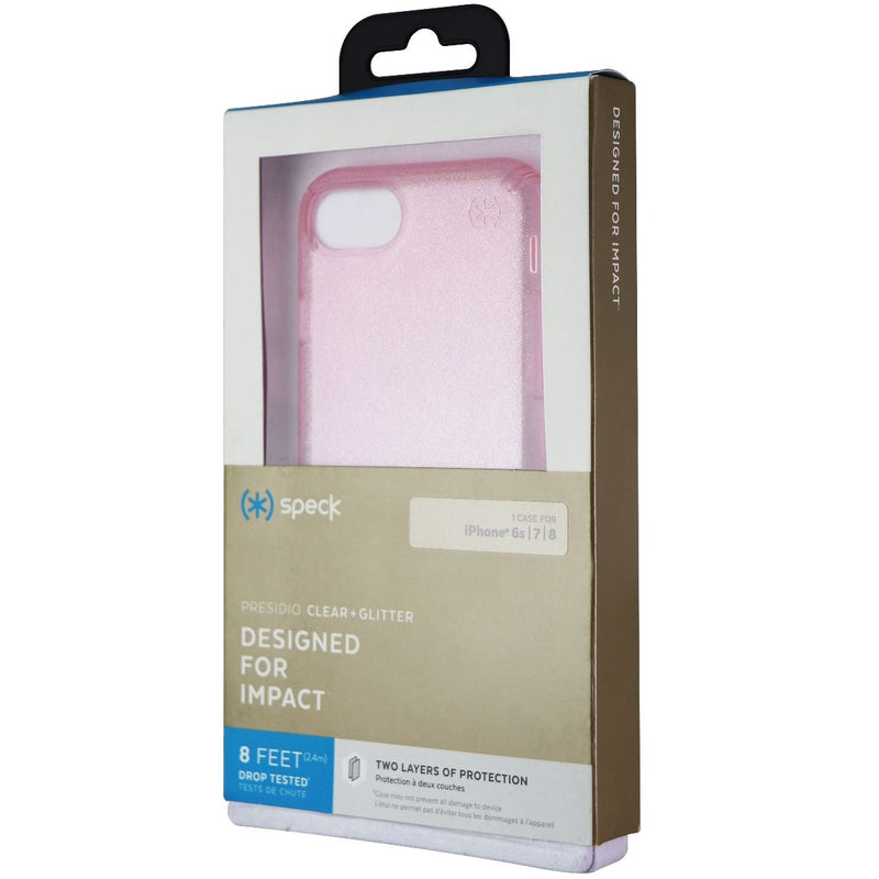 Speck Presidio Case for Apple iPhone SE(2nd Gen) & 8 - Bella Pink / Gold Glitter - Speck - Simple Cell Shop, Free shipping from Maryland!