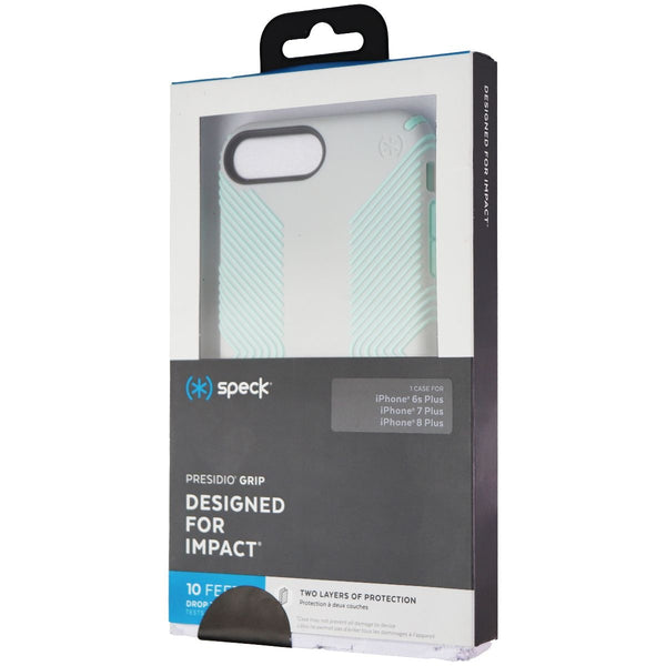 Speck Presidio Case for iPhone 8 Plus / 7 Plus / 6s Plus - Dolphin Grey / Green - Speck - Simple Cell Shop, Free shipping from Maryland!