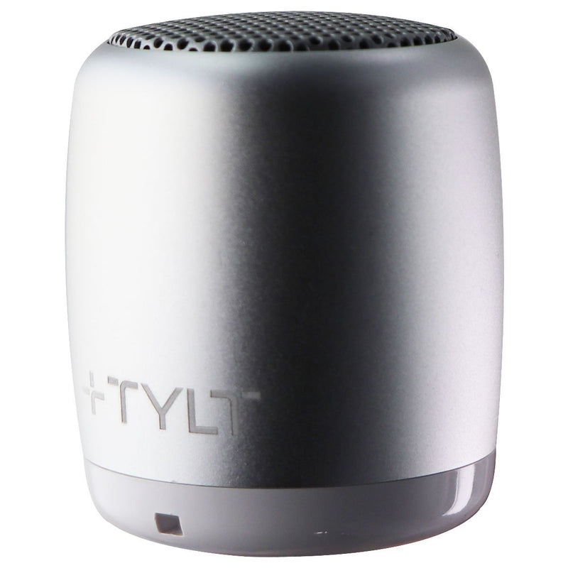 TYLT Mini Boom Portable Wireless Bluetooth Speaker - Metallic Silver