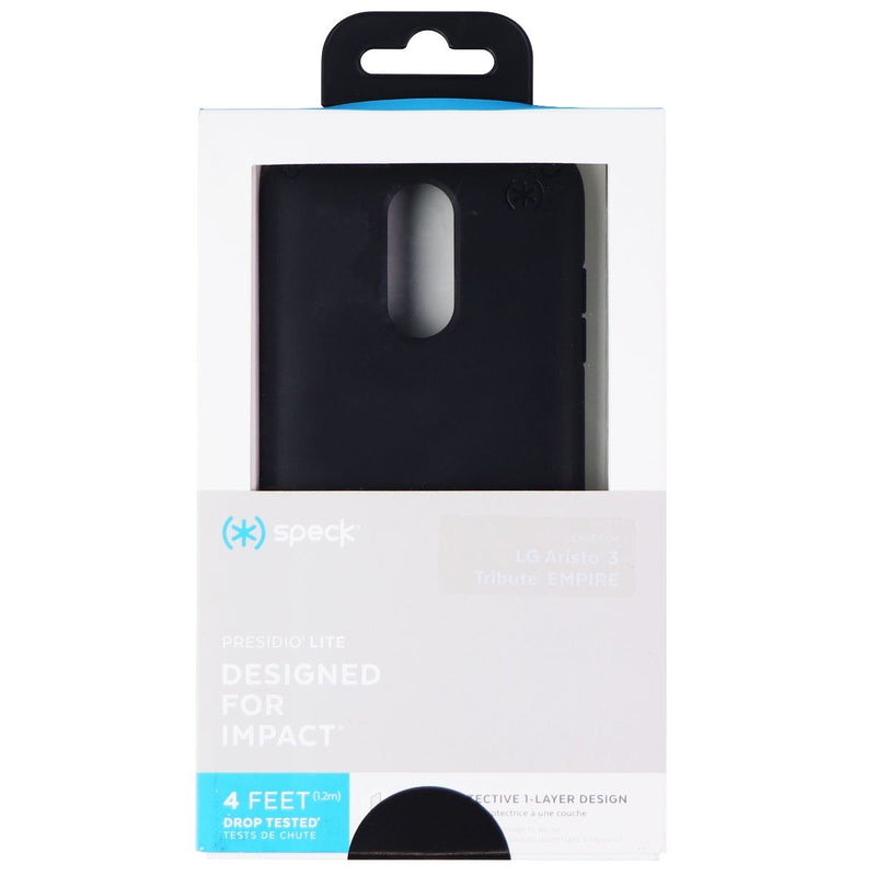 Speck Presidio Lite Series Case for LG Aristo 3 / Tribute Empire / K8S - Black - Speck - Simple Cell Shop, Free shipping from Maryland!