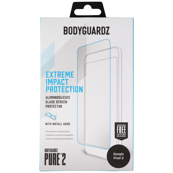 BodyGuardz Pure 2 Series Glass Screen Protector for Google Pixel 3 - Clear - BODYGUARDZ - Simple Cell Shop, Free shipping from Maryland!
