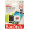 SanDisk Ultra Series microSDHC UHS-1 Card with Adapter - 32GB - 48MB/s Red/Gray - SanDisk - Simple Cell Shop, Free shipping from Maryland!