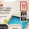 SanDisk Ultra Series microSDHC UHS-1 Card with Adapter - 32GB - 48MB/s Red/Gray - SanDisk - Simple Cell Shop, Free shipping from Maryland!