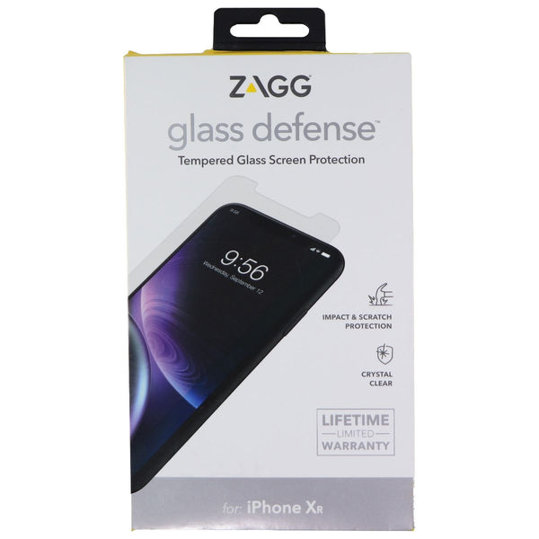 ZAGG Glass Defense Tempered Glass for Apple iPhone XR - Clear - Zagg - Simple Cell Shop, Free shipping from Maryland!