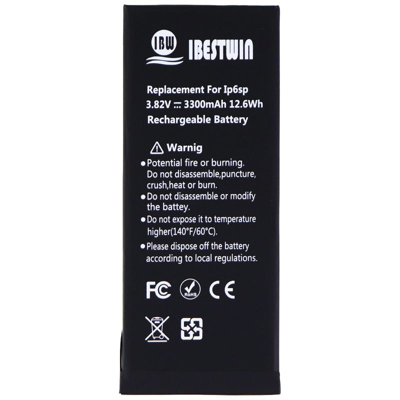 IBESTWIN 3,300mAh Rechargeable Li-ion Battery for Apple iPhone 6s Plus - IBESTWIN - Simple Cell Shop, Free shipping from Maryland!
