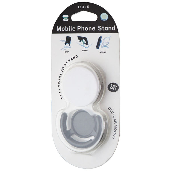 Liqee Mobile Phone Stand and Clip Car Mount - White - Liqee - Simple Cell Shop, Free shipping from Maryland!