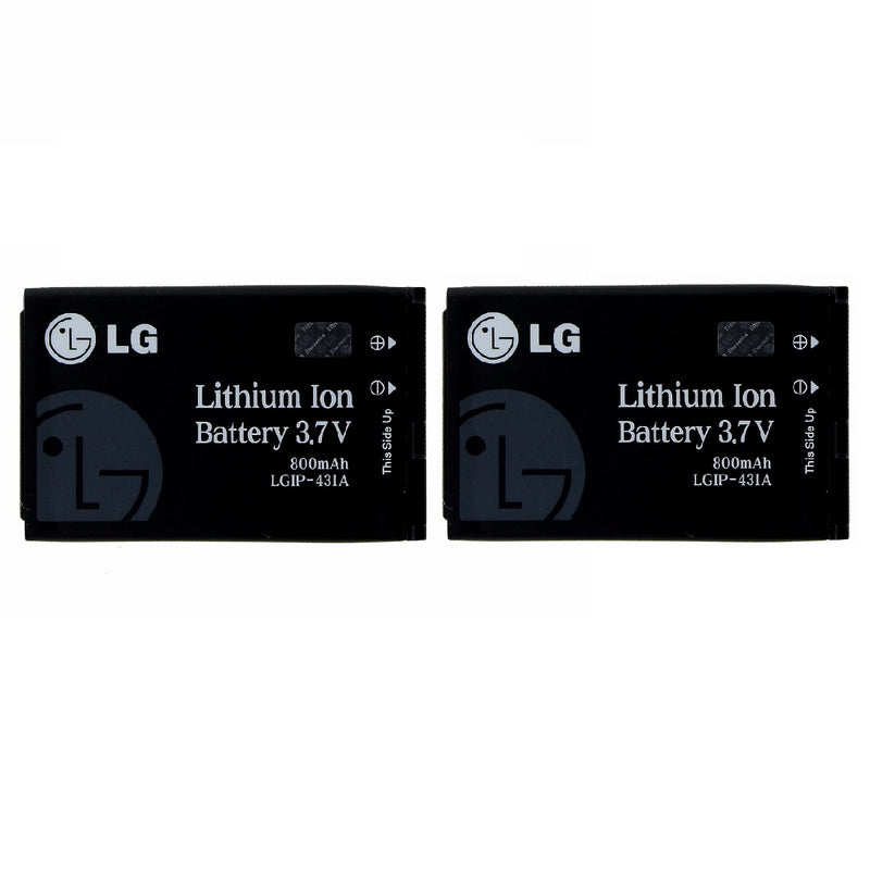 KIT 2x LG LGIP-431A 800mAh Replacement Battery for LG230/UX220/INVISION/CB630 - LG - Simple Cell Shop, Free shipping from Maryland!