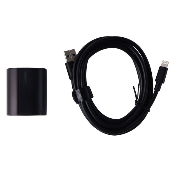 Verizon (5V/2.4A) Wall Adapter & 6-Ft MFi Cable for iPhones - Black - Verizon - Simple Cell Shop, Free shipping from Maryland!