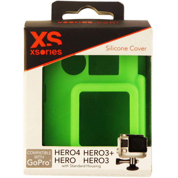 XSories Silicone Cover Case for GoPro Hero, Hero 3, 3+ and Hero 4 - Green - XSories - Simple Cell Shop, Free shipping from Maryland!