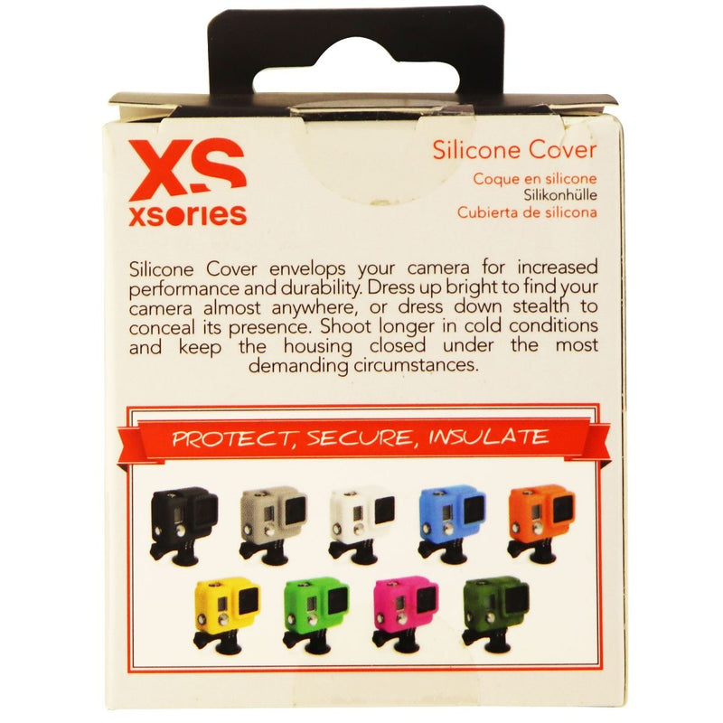 XSories Silicone Cover Case for GoPro Hero, Hero 3, 3+ and Hero 4 - Green - XSories - Simple Cell Shop, Free shipping from Maryland!