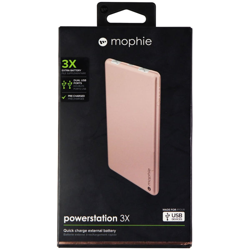 Mophie Powerstation 3X Quick Charge 6,000mAh External USB Battery - Pink - Mophie - Simple Cell Shop, Free shipping from Maryland!