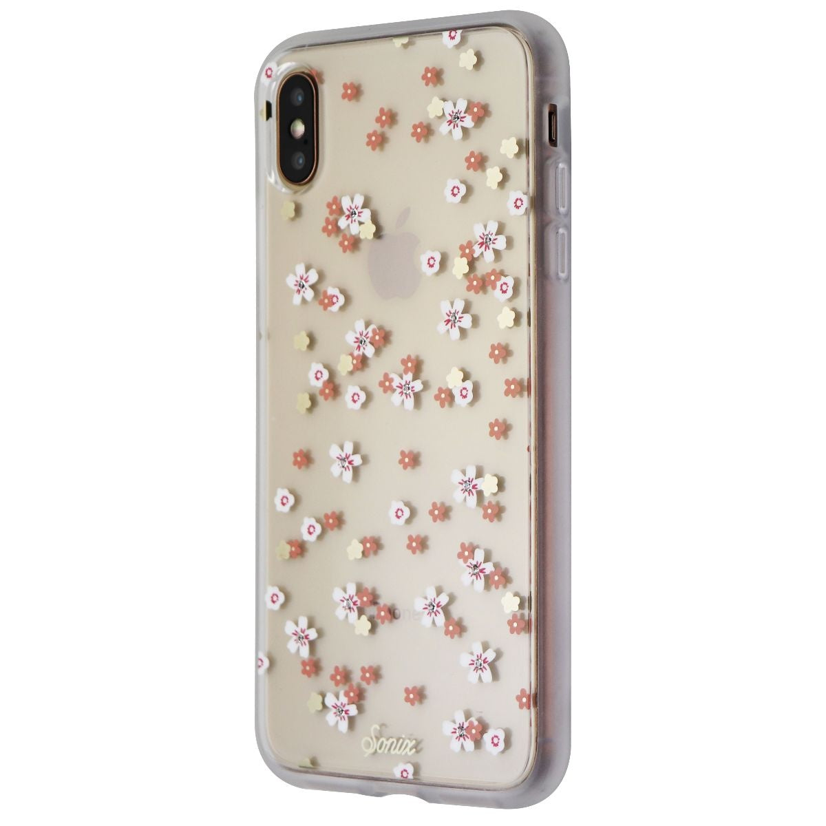 Sonix Floral Rhinestone Embellished Protective Clear Case for iPhone X