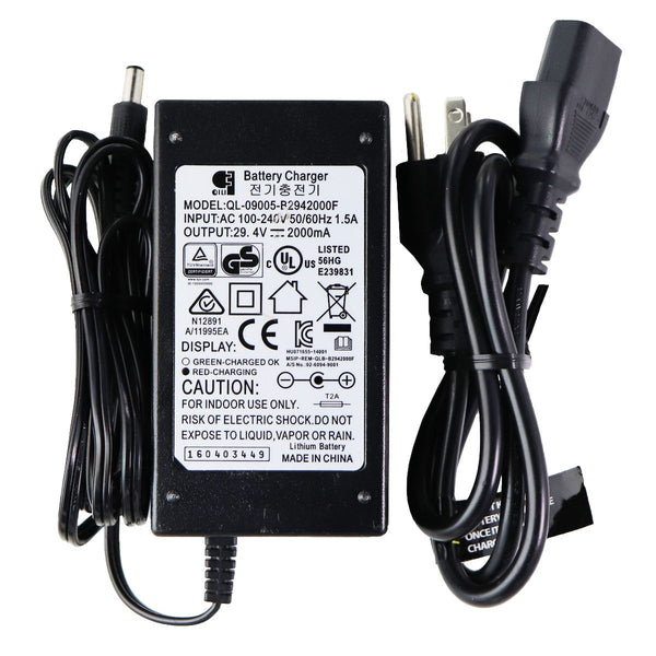 Yuneec 29.4V/2A Wall Charger Power Supply - Black (QLL-09005-B2942000F) - Yuneec - Simple Cell Shop, Free shipping from Maryland!