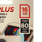 SanDisk Ultra Plus 16GB microSDHC UHS-I Class 10 Card Up to 80MB/s with Adapter - SanDisk - Simple Cell Shop, Free shipping from Maryland!