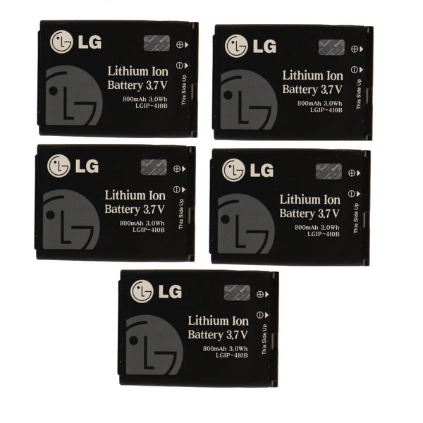 KIT 5x LG LGIP-410B 800 mAh Replacement Battery for LG Glance VX7100 - LG - Simple Cell Shop, Free shipping from Maryland!