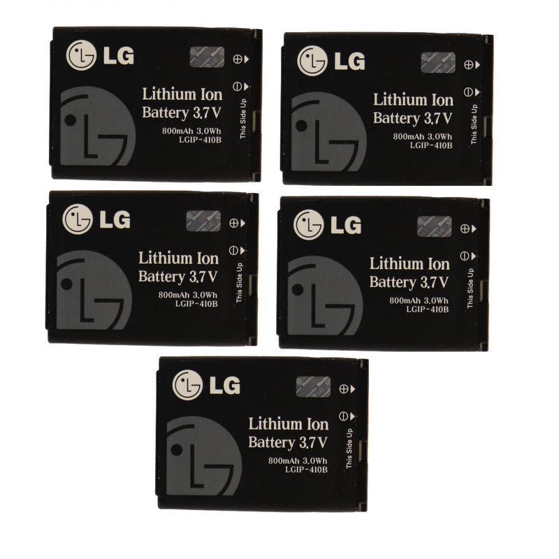 KIT 5x LG LGIP-410B 800 mAh Replacement Battery for LG Glance VX7100 - LG - Simple Cell Shop, Free shipping from Maryland!