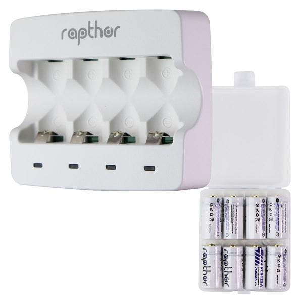 Rapthor 3.7V RCR123A Lithium Batteries (750mAh 8 Pack Set) for Arlo Camera - Rapthor - Simple Cell Shop, Free shipping from Maryland!