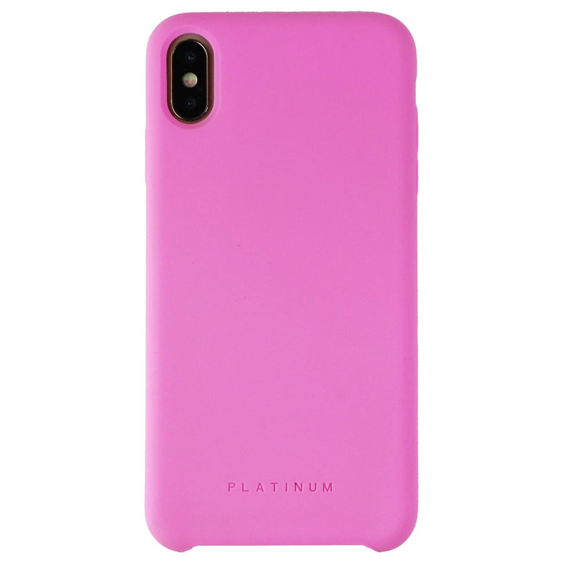 Platinum Silicone Case for Apple iPhone XS Max Smartphones - Hot Pink - Platinum - Simple Cell Shop, Free shipping from Maryland!