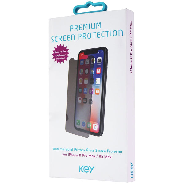 Key Privacy Glass Screen Protector for iPhone 11 Pro Max / XS Max - Key - Simple Cell Shop, Free shipping from Maryland!