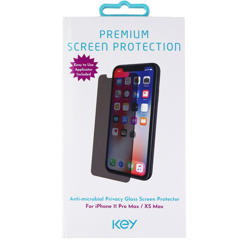Key Privacy Glass Screen Protector for iPhone 11 Pro Max / XS Max - Key - Simple Cell Shop, Free shipping from Maryland!