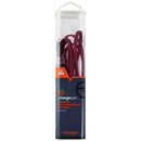 Ventev 6-Foot Chargesync (Micro-USB) to USB Flat Tangle-Free Cable - Maroon - Ventev - Simple Cell Shop, Free shipping from Maryland!
