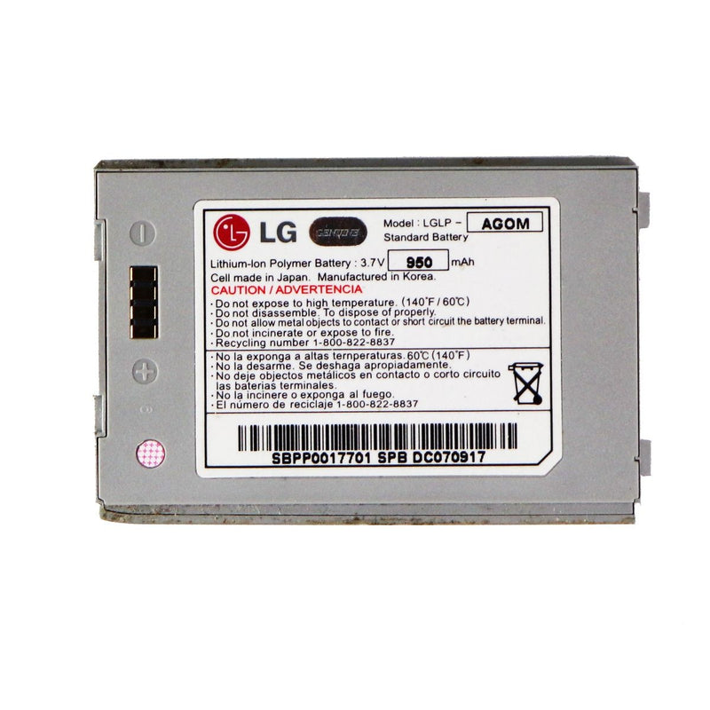 LG Rechargeable 950mAh Battery (LGIP-AGOM) OEM - LG - Simple Cell Shop, Free shipping from Maryland!